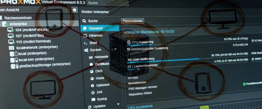 Mehr Power, weniger Hardware: Virtualisierung mit Proxmox