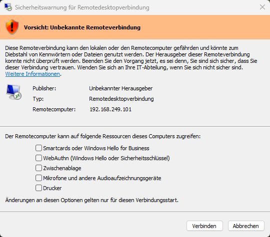 RDP - Neue Sicherheitsdialoge nach Update - 02